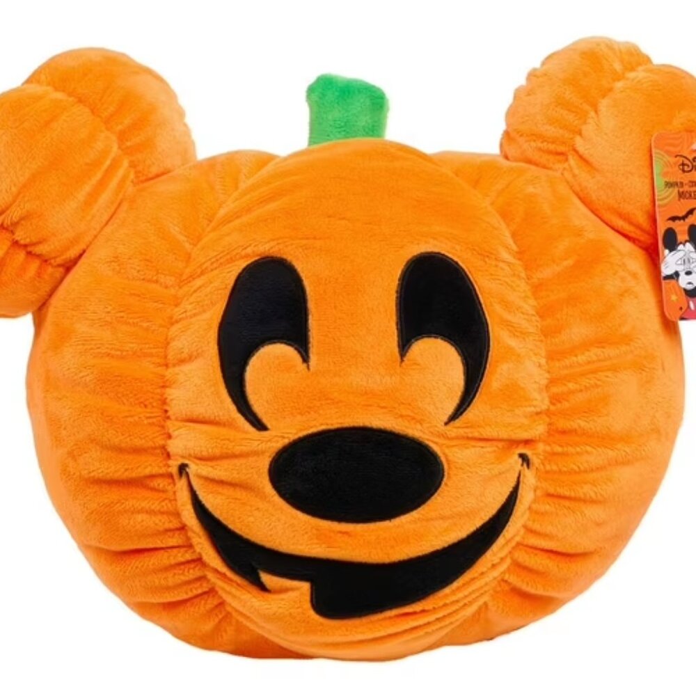Disney Halloween Pumpkin Head Plush, 12"